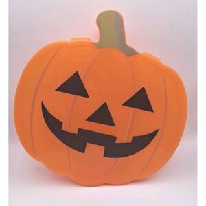 CWC Cook With Color Festive Halloween Jack-O'-Lantern Snack Box w/ Snap Lid